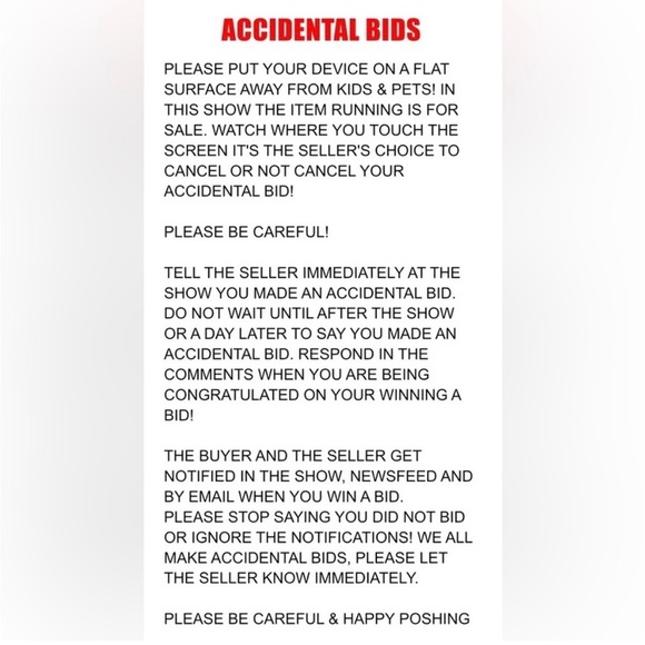 Poshmark rules for purchases - Picture 1 of 1